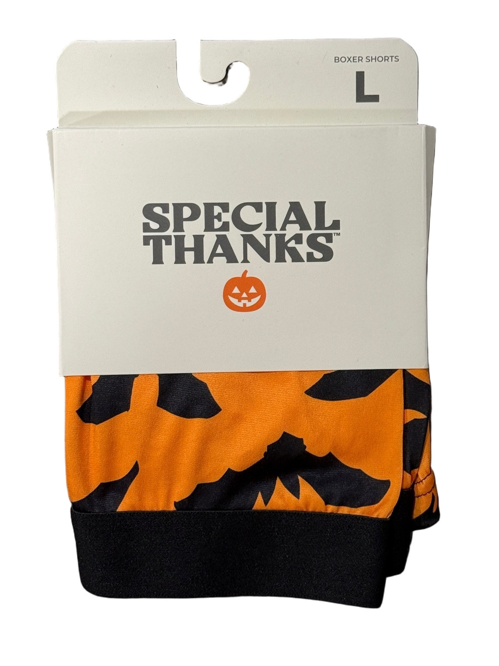 Mens Halloween Bats Boxer Briefs - Size Large - Special Thanks - NWT